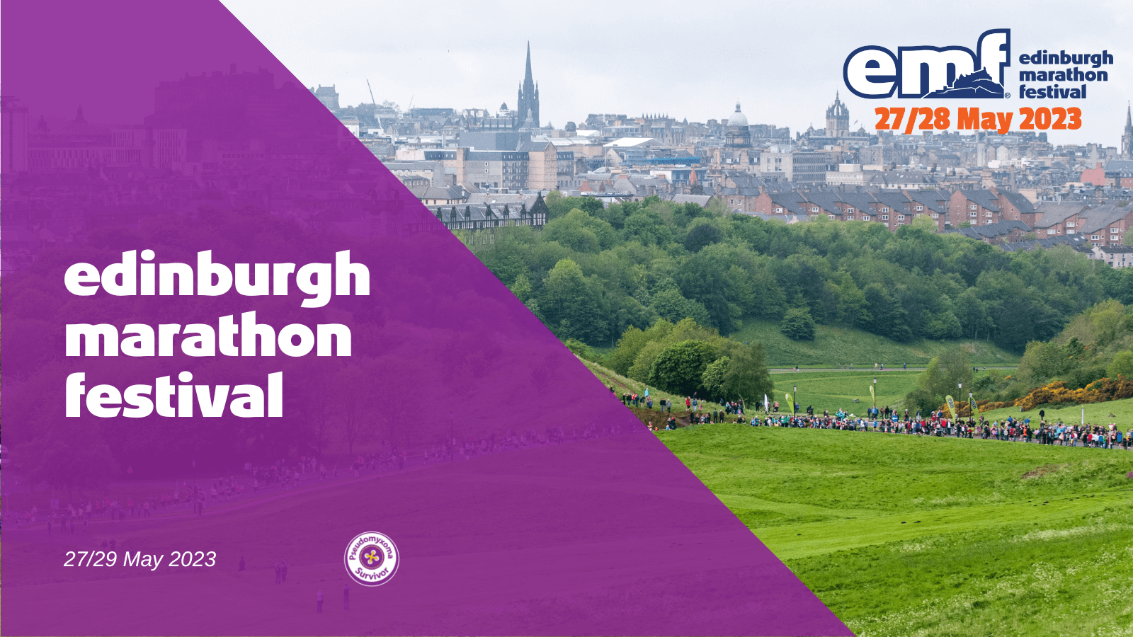 Edinburgh Marathon Festival 2023 • Pseudomyxoma Survivor